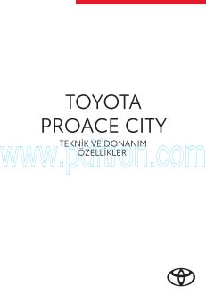 Cover of Yeni Proace City Teknik Ve Donanim Ozellikleri Mc24.Pdf